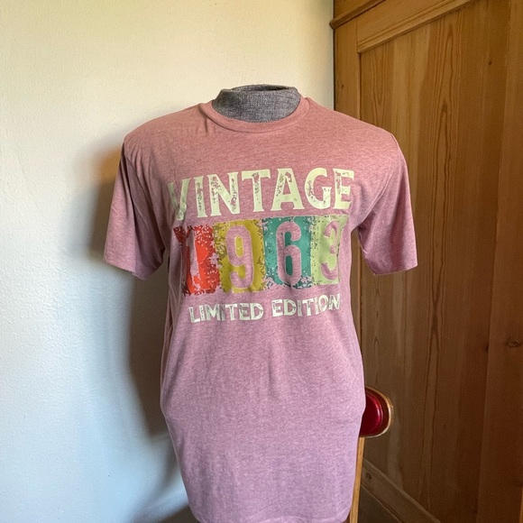 3/$15 NWOT Mens L "1963 LIMITED EDITION" tee Cott/poly blend byRustic United - Picture 4 of 7